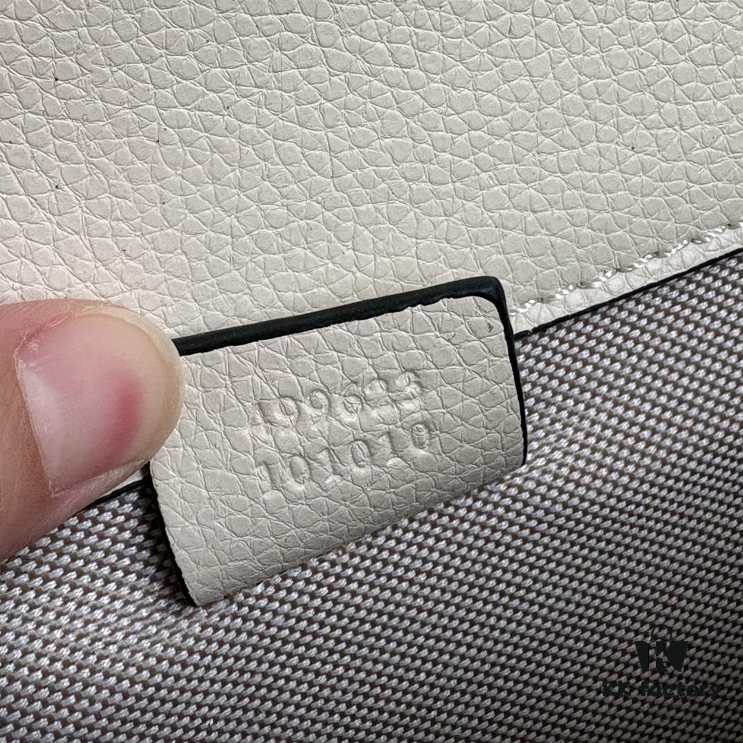 Gucci Dionysus Diamond Buckle Bag - Upgraded Version Model 499623 White Leather