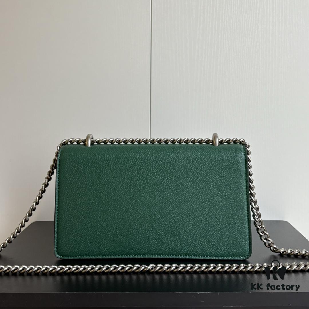 Gucci Dionysus Green Leather Bag Model 499623 Real Photo