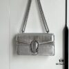 Gucci Dionysus Diamond Buckle Bag Silver 499623
