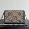 Gucci Dionysus Diamond Buckle Bag in Apricot Canvas - Upgraded Version