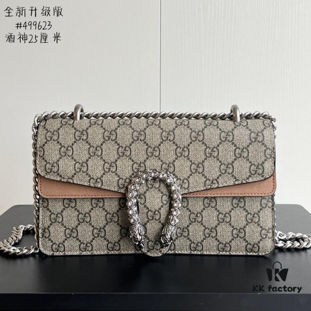 Gucci Dionysus Diamond Buckle Bag in Apricot - Upgraded Version
