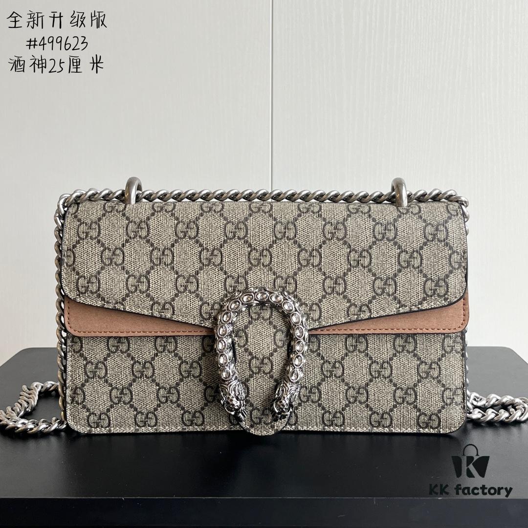 Gucci Dionysus Diamond Buckle Bag in Apricot - Upgraded Version