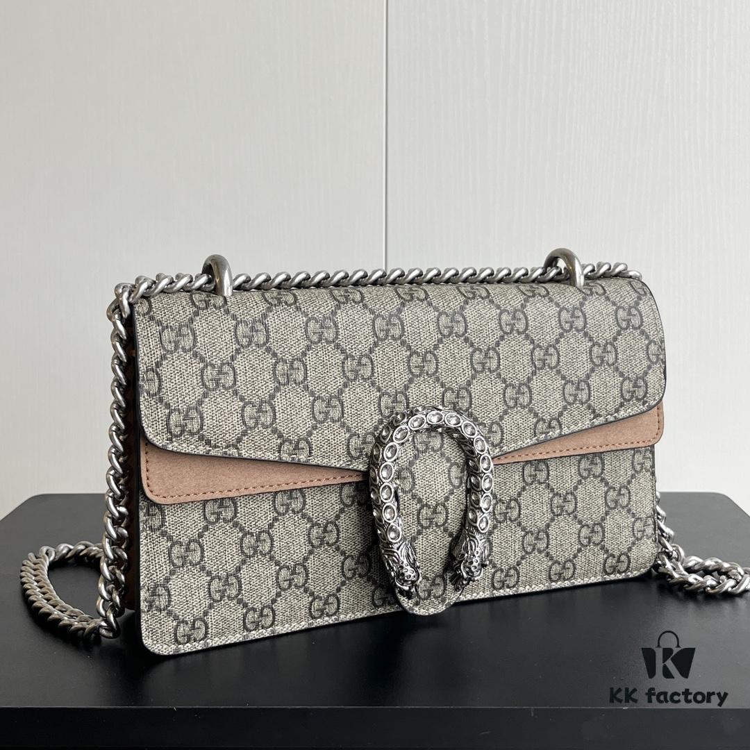 Gucci Dionysus Diamond Buckle Bag in Apricot - Upgraded Version