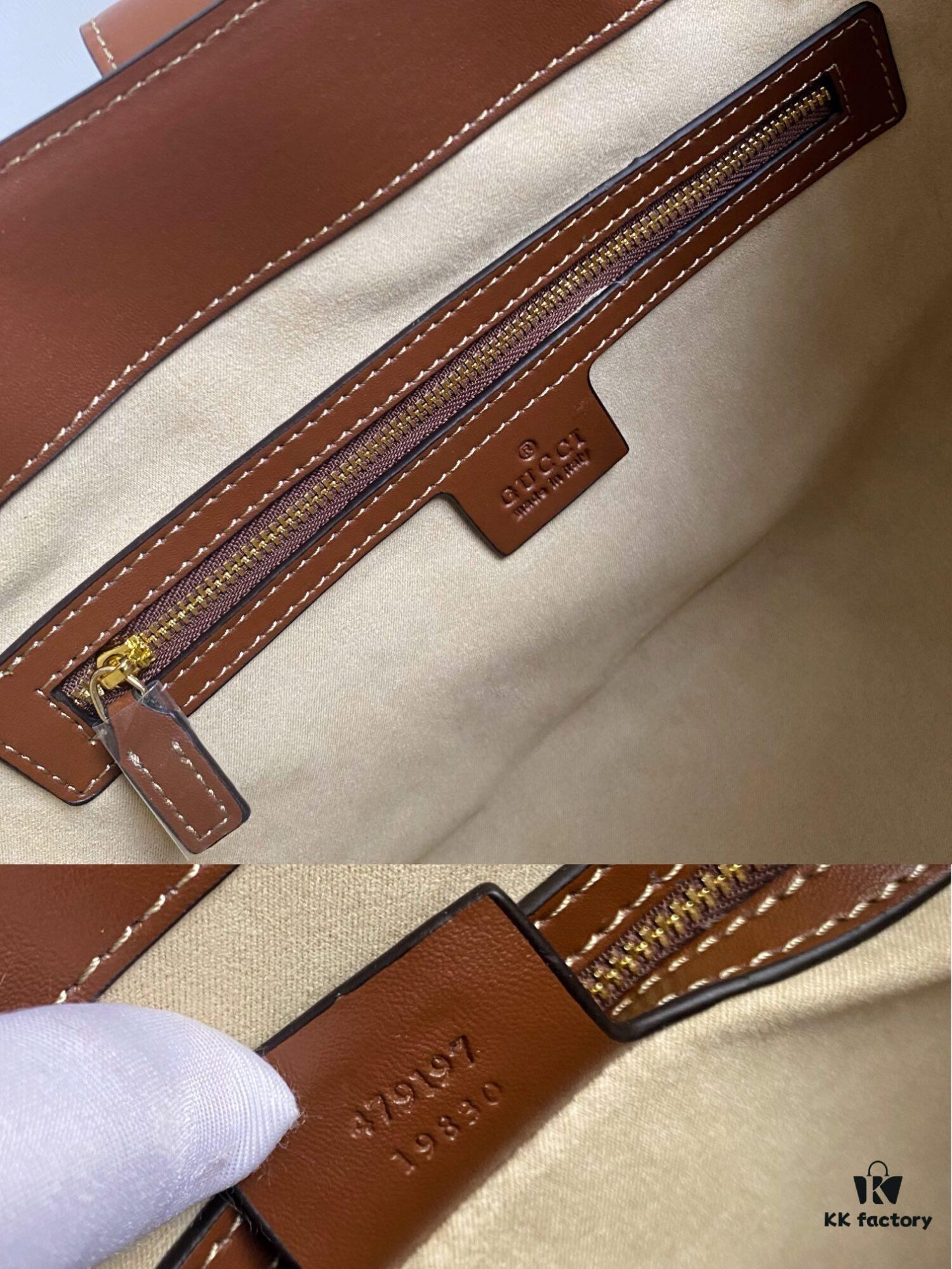 Upgraded Genuine Gucci Padlock Series Lock Clasp Double Shoulder Strap Backpack - Model No. 479197 Large Size 35x23x14cm