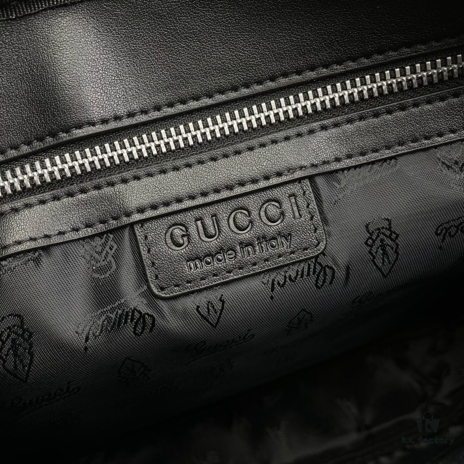 Crossbody Bag Model 7019-4# Black Full-Grain High-End Cowhide #Top-Quality Original Design Gucci GUCCI Cabinet Popular Style