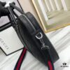 Briefcase Model 7019-1# Black Full-Grain High-End Cowhide Leather - Top-Quality Original GUCCI Counter Style, Elegant and Fashionable