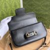 Gucci Horsebit 1955 Baguette Bag Real Shot Style No. 735178 Black Leather