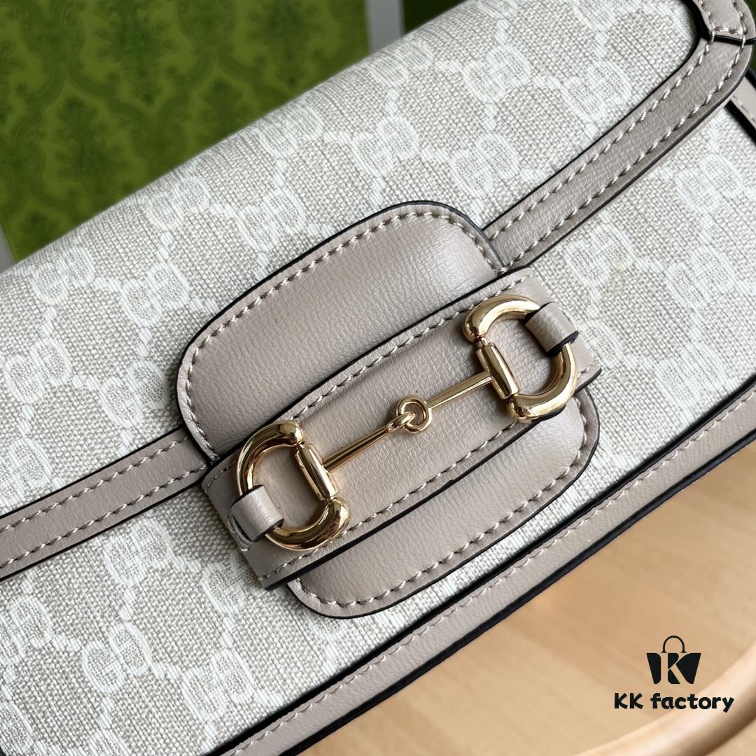 Gucci Horsebit 1955 Baguette Bag Real Photos #735178 Oatmeal