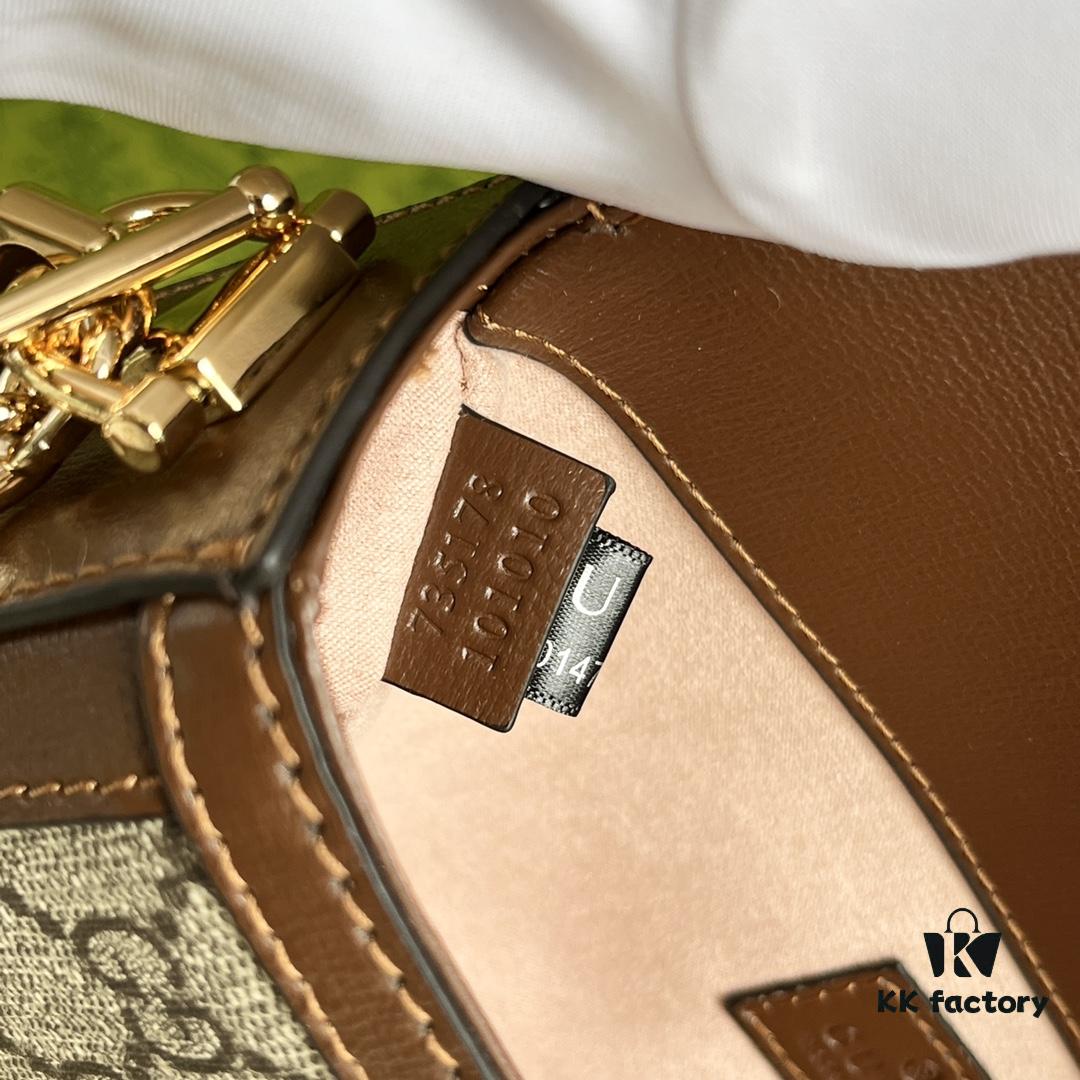 Gucci Horsebit 1955 Baguette Bag in Caramel - Model No. 735178