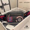 GUCCI Men's Waist Bag Real Shot High-Quality Replica Premium PVC with Full-Grain Leather YKK Zipper
