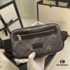 GUCCI Men's Waist Bag Real Shot 💪 High-Quality Replica with Imported PVC Material and Full-Grain Leather, YKK Smooth Zipper, Perfect Craftsmanship