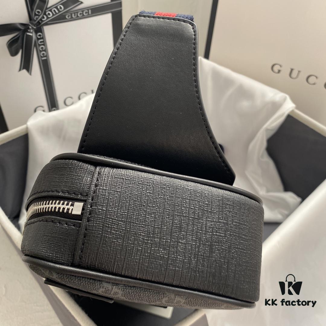 GUCCI Men's Waist Bag 474293 Real Photos Size: 24*14*5.5