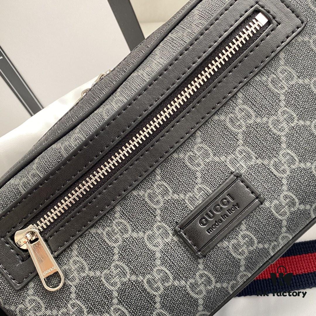 GUCCI Men's Waist Bag 474293 Real Photos Size: 24*14*5.5