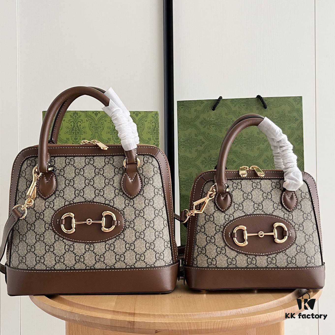 Gucci 💝💝 Horsebit 1955 Mini Shell Bag, Upgraded Version #