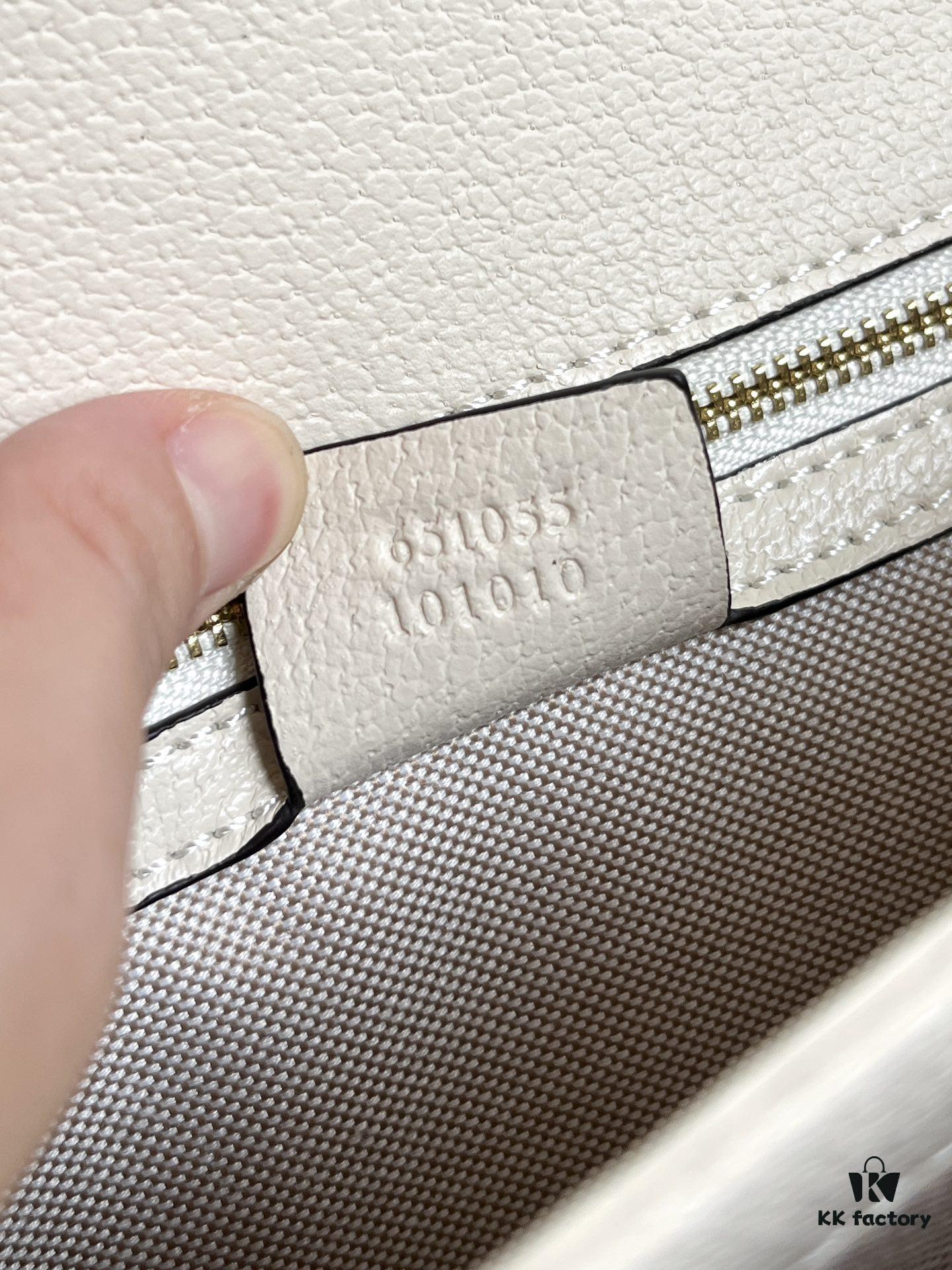 Gucci Ophidia Epilogue Collection Tote Bag with Removable Strap, Square Vintage Style, GG Canvas, Striped Webbing