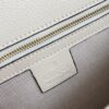 Gucci Ophidia Epilogue Collection Tote Bag with Removable Strap, Square Vintage Style, GG Canvas, Striped Webbing