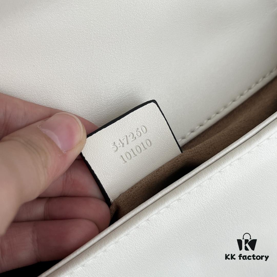 Authentic Shot # GG Marmont Mini Messenger Bag 547260 Size: 21*15.5*8cm