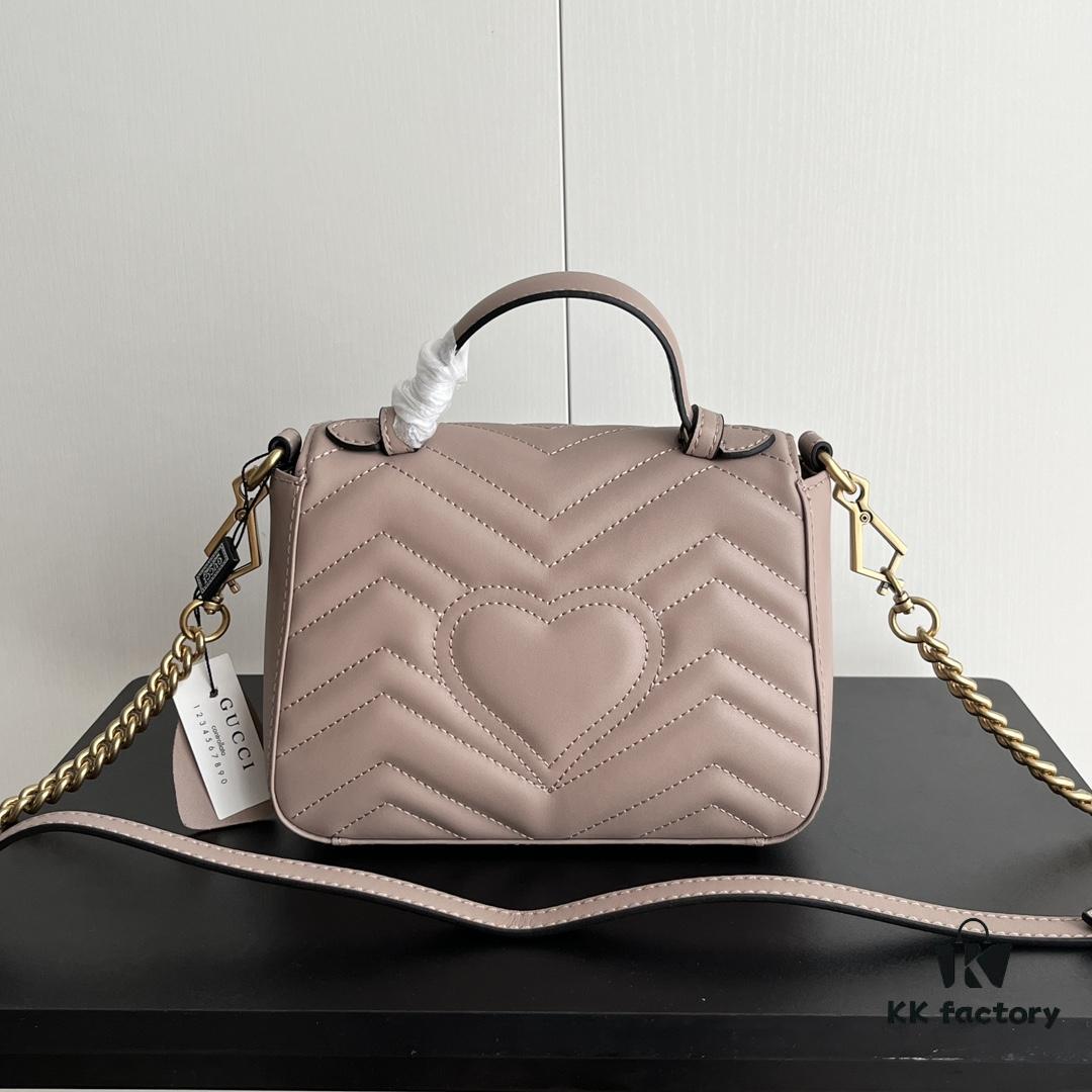 Authentic Photo # GG Marmont Mini Messenger Bag 547260 Size 21*15.5*8cm