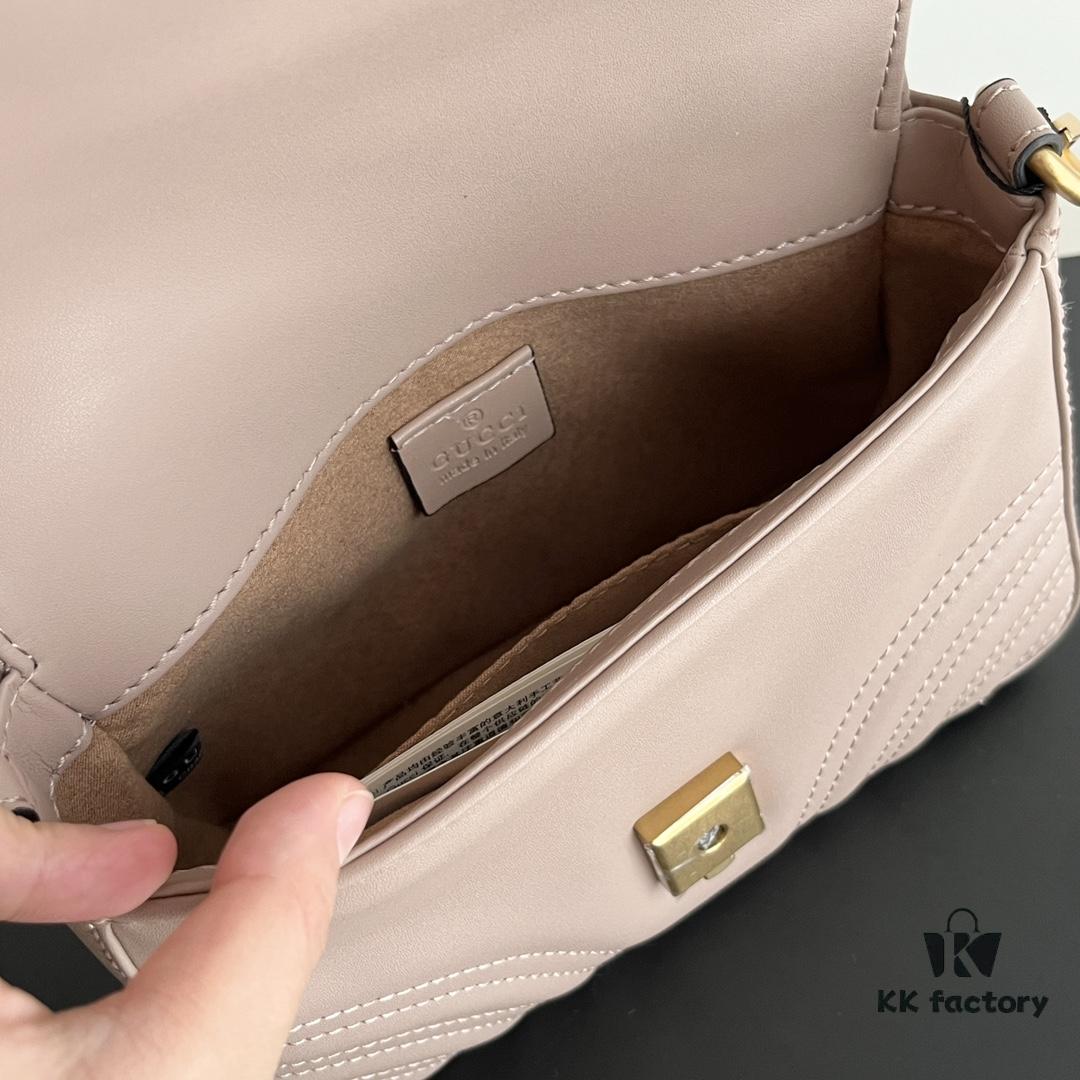 Authentic Photo # GG Marmont Mini Messenger Bag 547260 Size 21*15.5*8cm