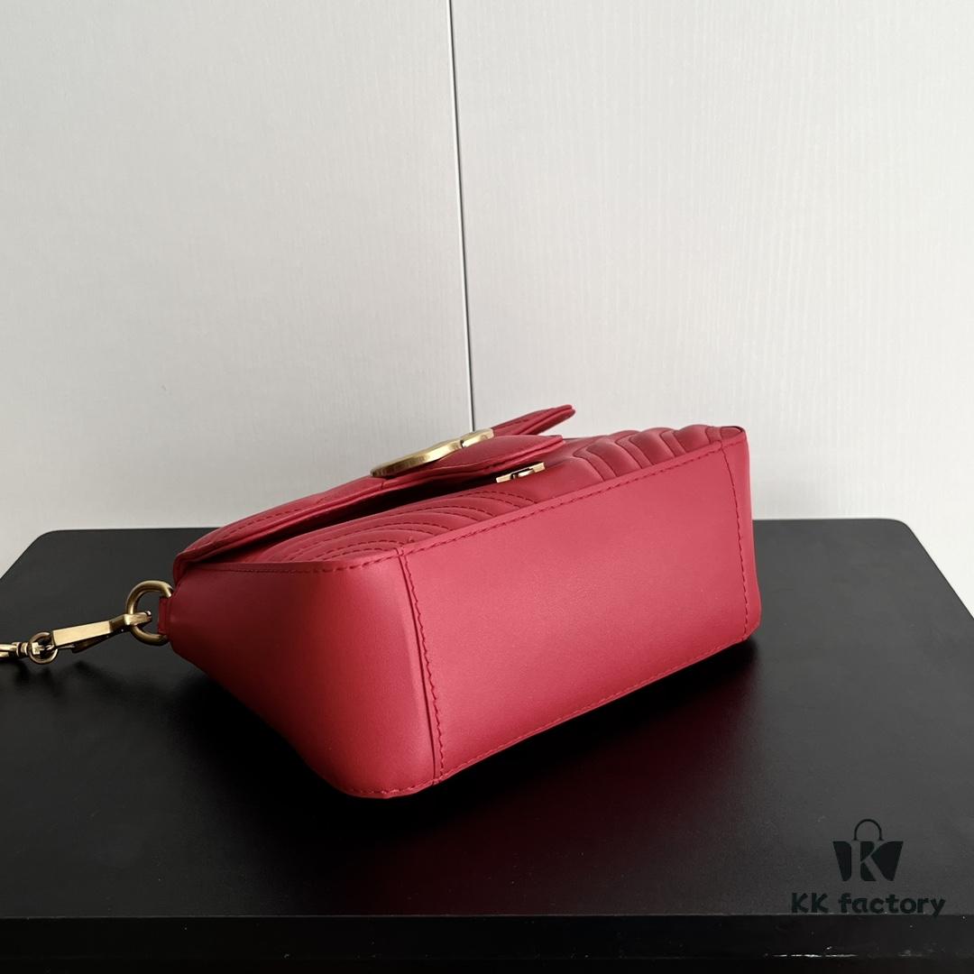 Authentic Photo # GG Marmont Mini Messenger Bag 547260 Size: 21*15.5*8cm