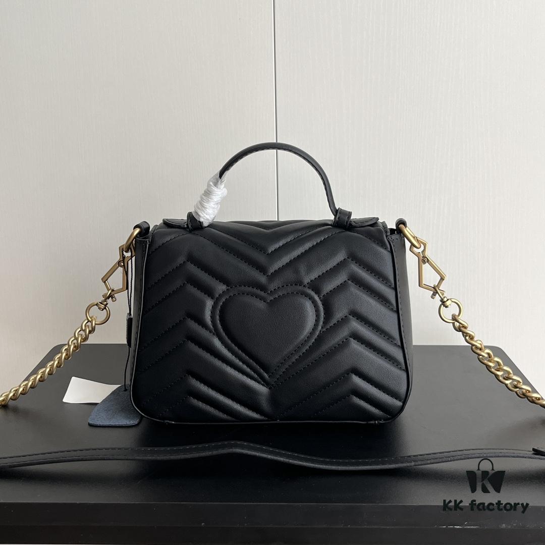 Authentic Photo # GG Marmont Mini Messenger Bag Style No. 547260 Size: 21*15.5*8cm