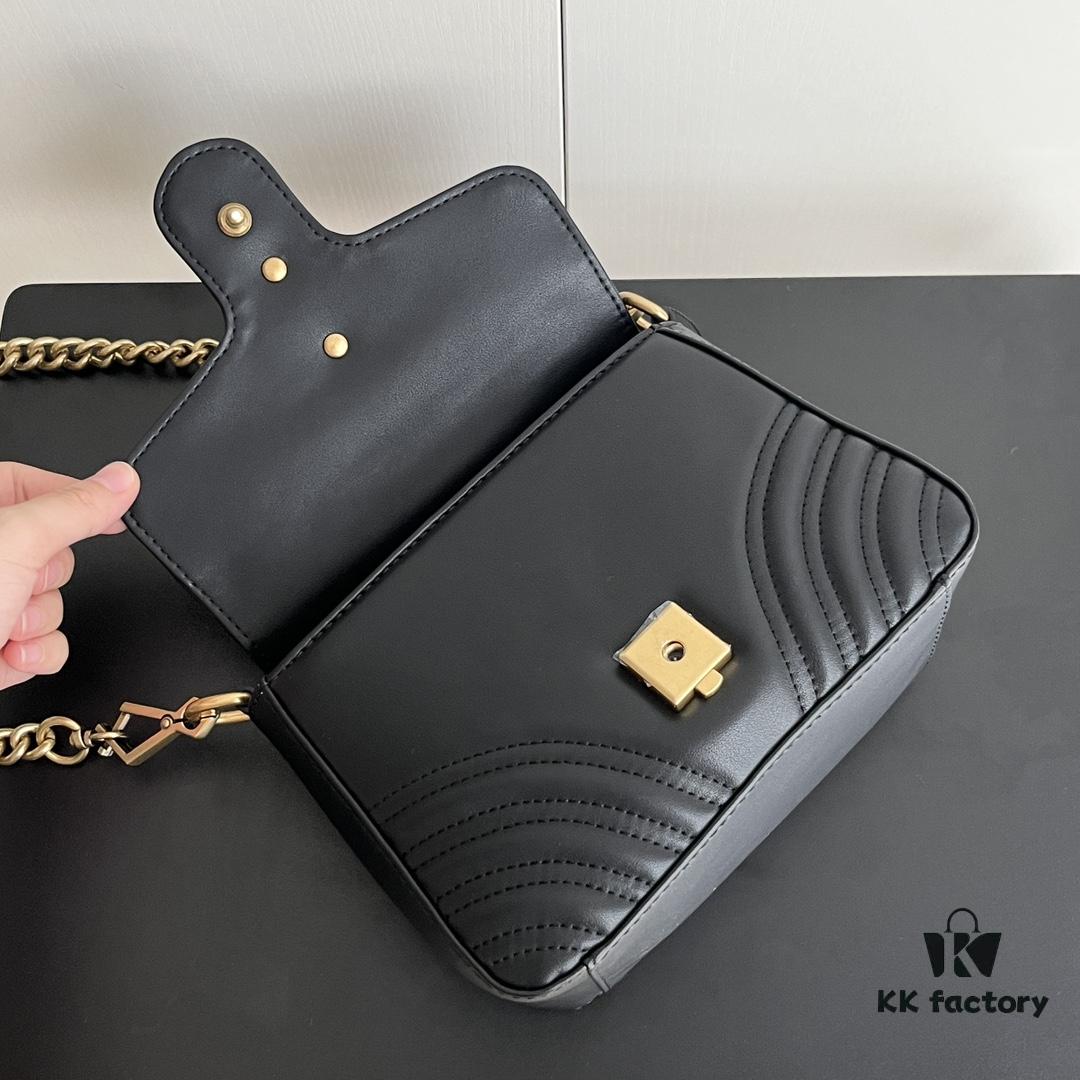 Authentic Photo # GG Marmont Mini Messenger Bag Style No. 547260 Size: 21*15.5*8cm