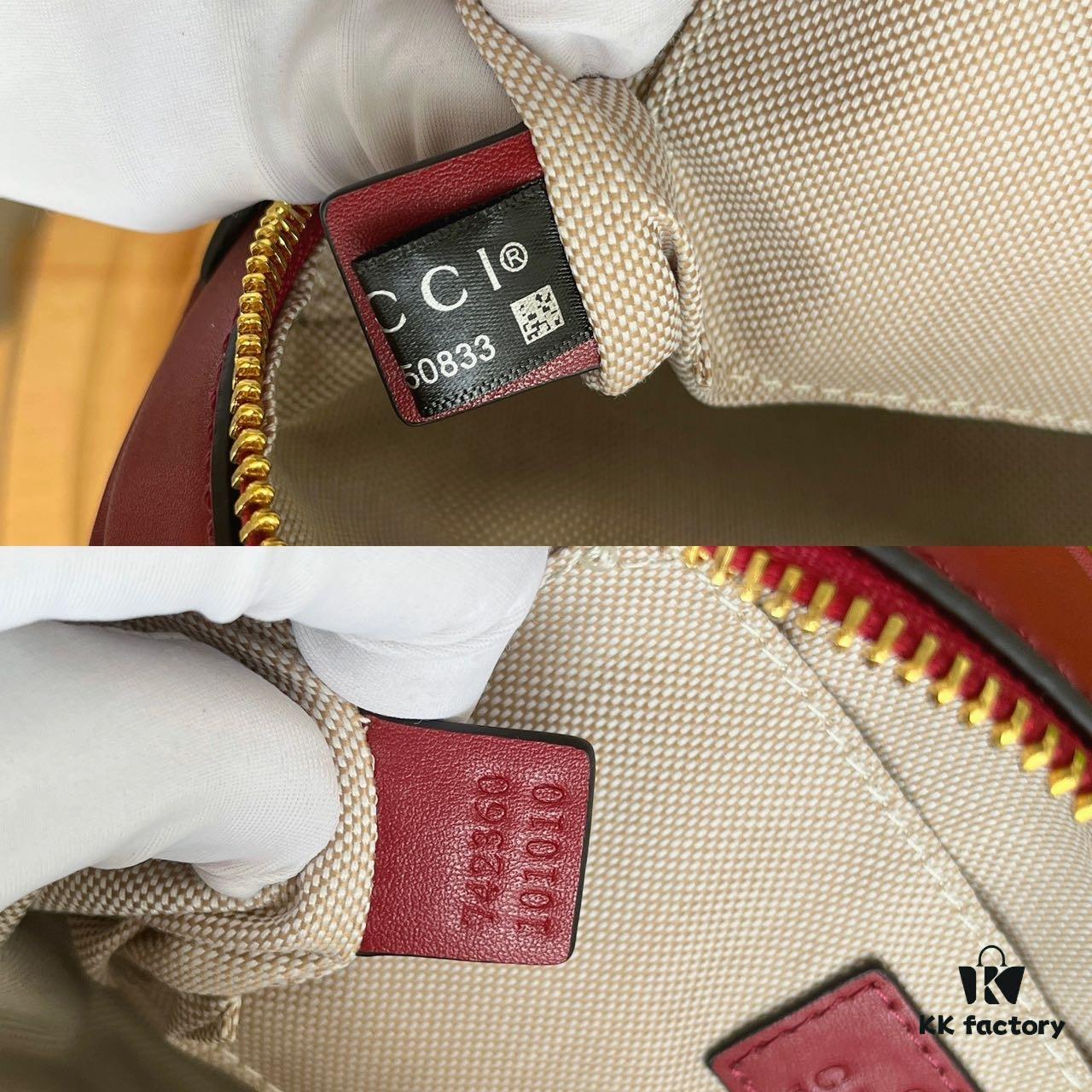 Gucci Blondie Camera Bag Model 742360 Genuine Top-Grain Leather Size 21*15.5*5.5cm