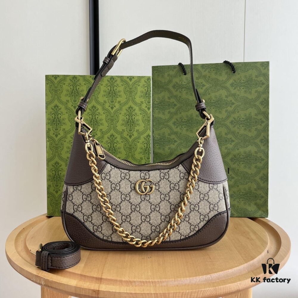 Gucci New Hobo Crescent Bag Real Shot Model 731817 Vintage Flower