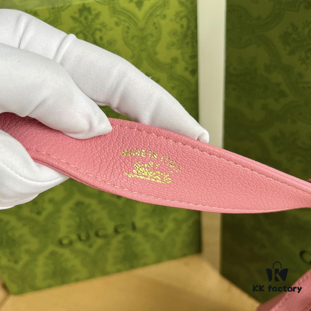 Gucci New Hobo Crescent Bag in Pink