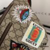 Authentic Photo # Model: 529711 Embroidered Tiger Dimensions: 28x18x8cm. GG Ophidia Always Draws Inspiration from Travel with Various Fashionable Embroideries Such as Planet Motifs and Vintage-style Details, Retro Airmail-style Piping, and Classic Gucci Logo from the Archive Design Fanny Pack ✅ Waist Bag ✅