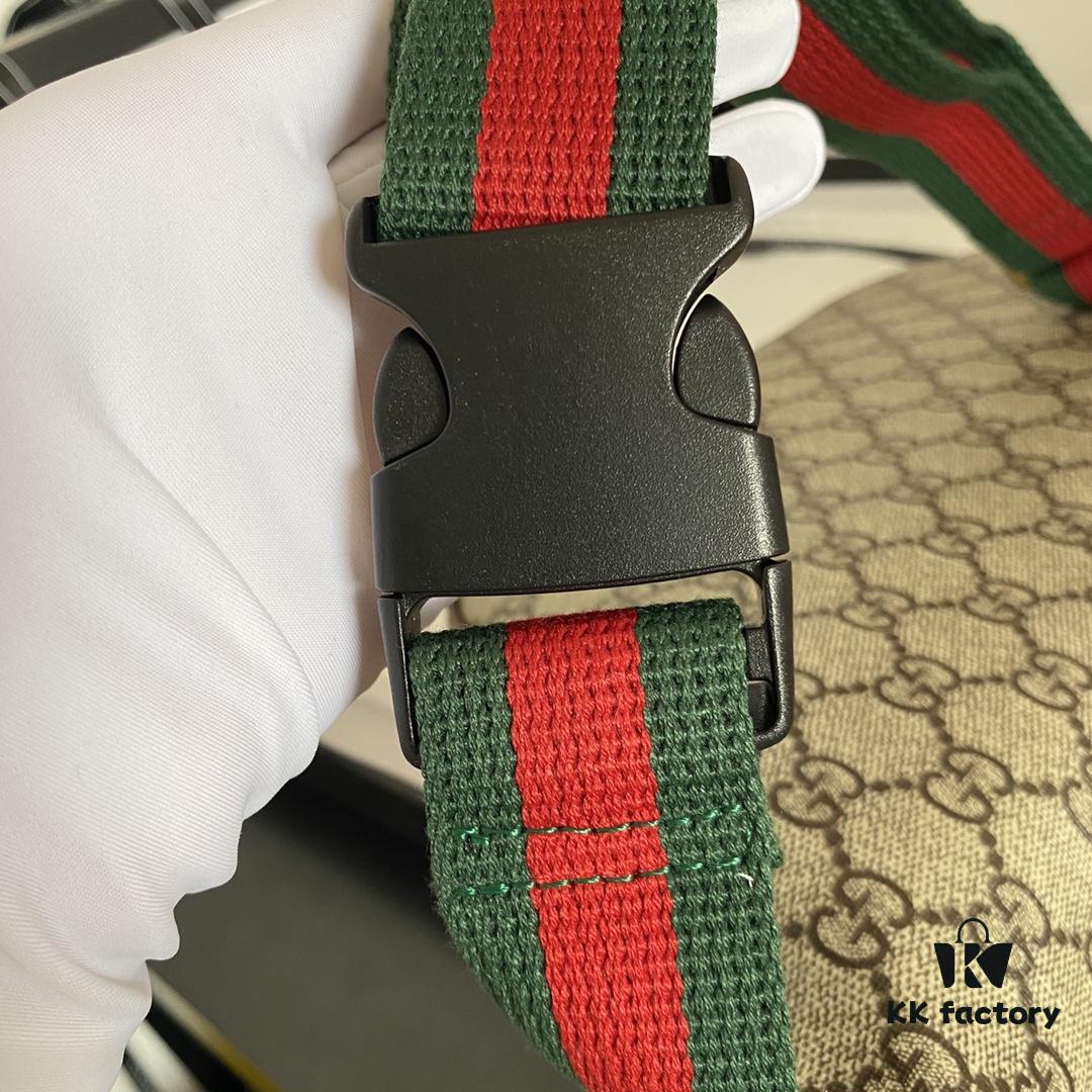 Authentic Photo # Model: 529711 Embroidered Universe Size: 28x18x8cm. GG Ophidia Inspired by Vintage Aviation Mail Style with Planet Motif Embroidery Front Pocket Design Waist Bag Crossbody Bag