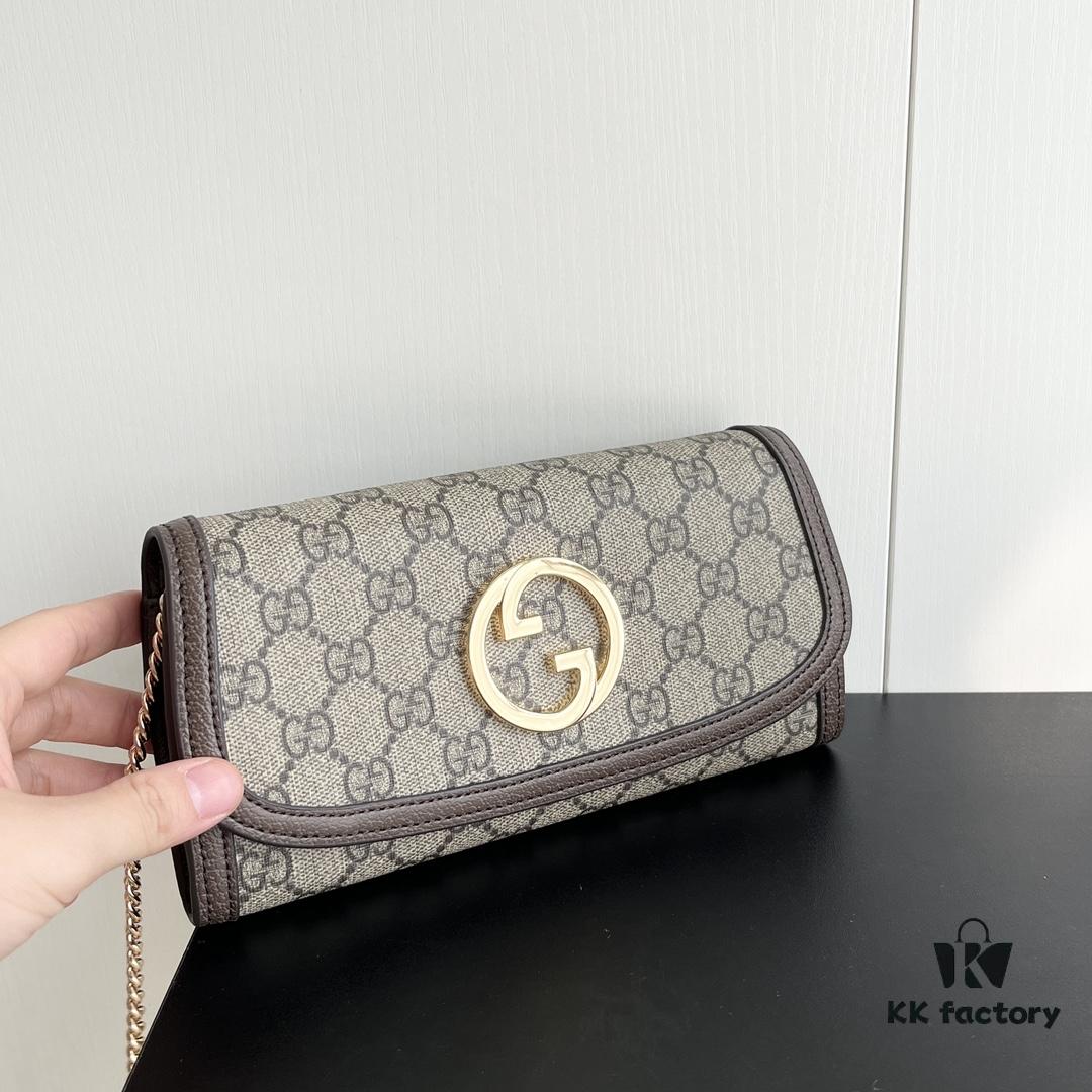 Authentic Shot # Gucci Blondie 725215 with Box 21x10.5cm