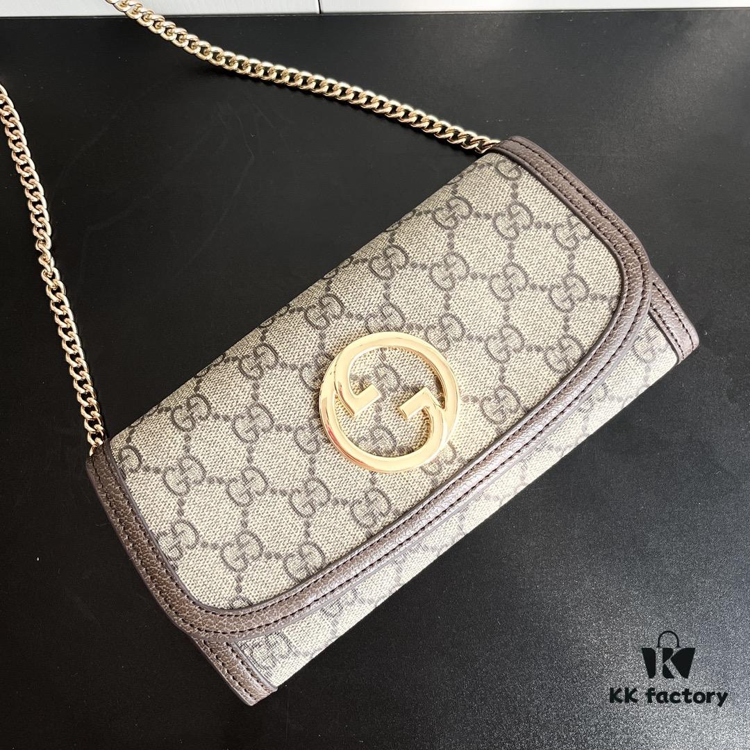 Authentic Shot # Gucci Blondie 725215 with Box 21x10.5cm