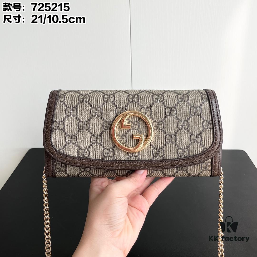 Authentic Shot # Gucci Blondie 725215 with Box 21x10.5cm