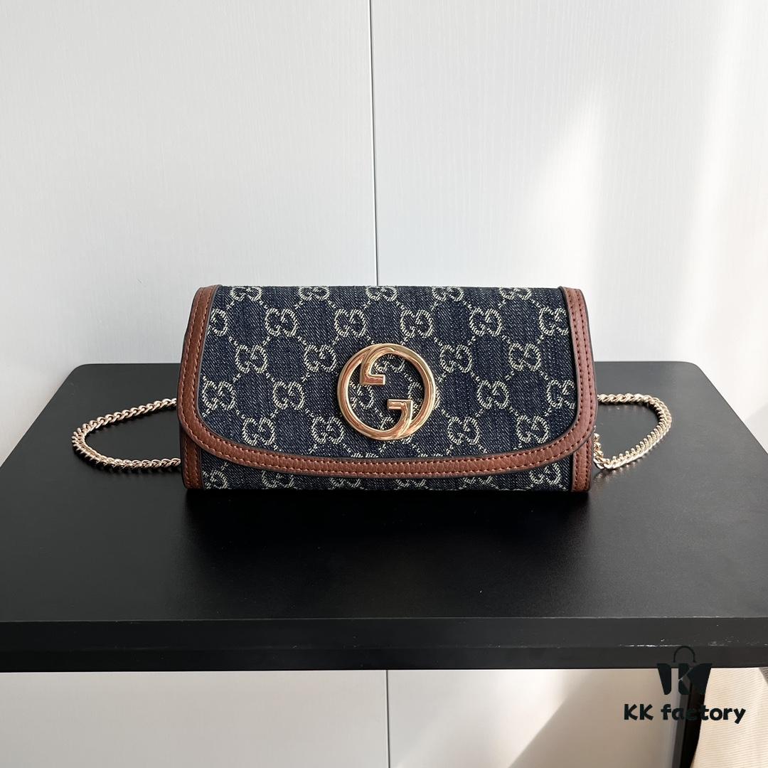 Authentic Gucci Blondie Bag 725215 with Box 21x10.5cm