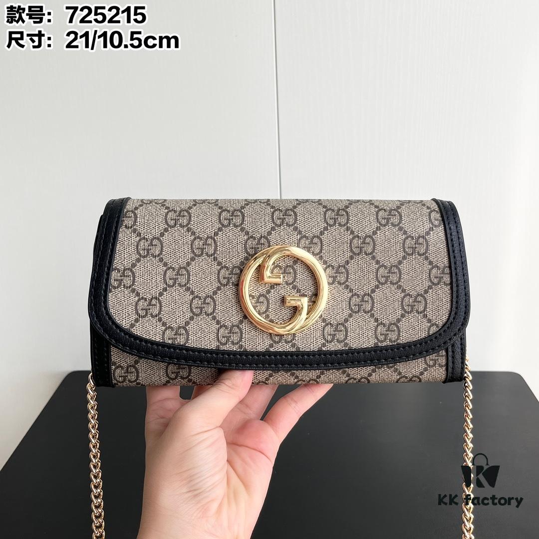 Authentic Gucci Blondie Bag 725215 with Box, Size: 21x10.5cm