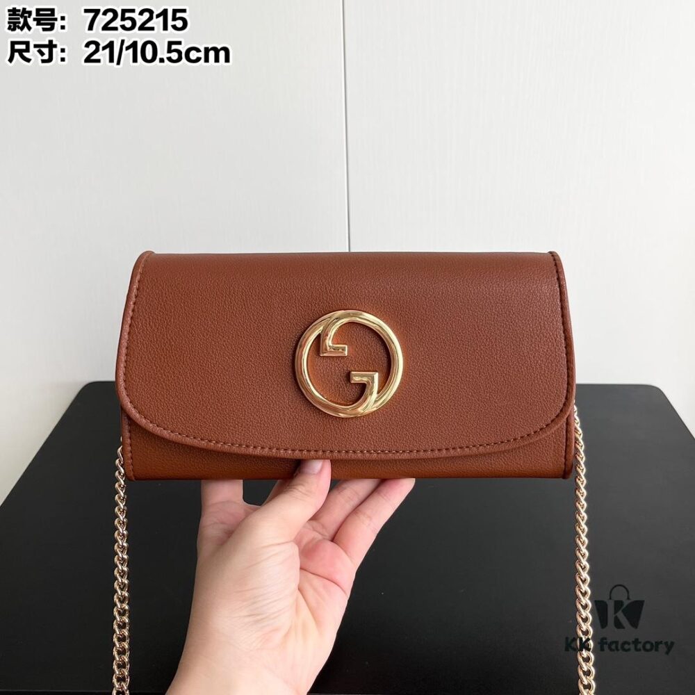 Authentic Gucci Blondie Bag 725215 with Box, 21x10.5cm