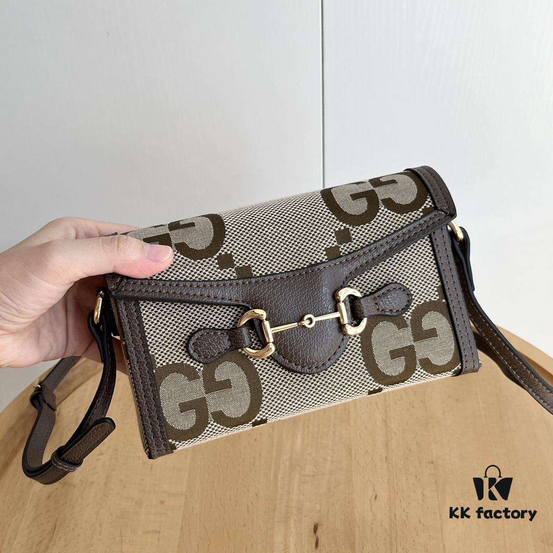 Gucci 1955 Horsebit Mini Crossbody Bag Model 699296 Real Photo