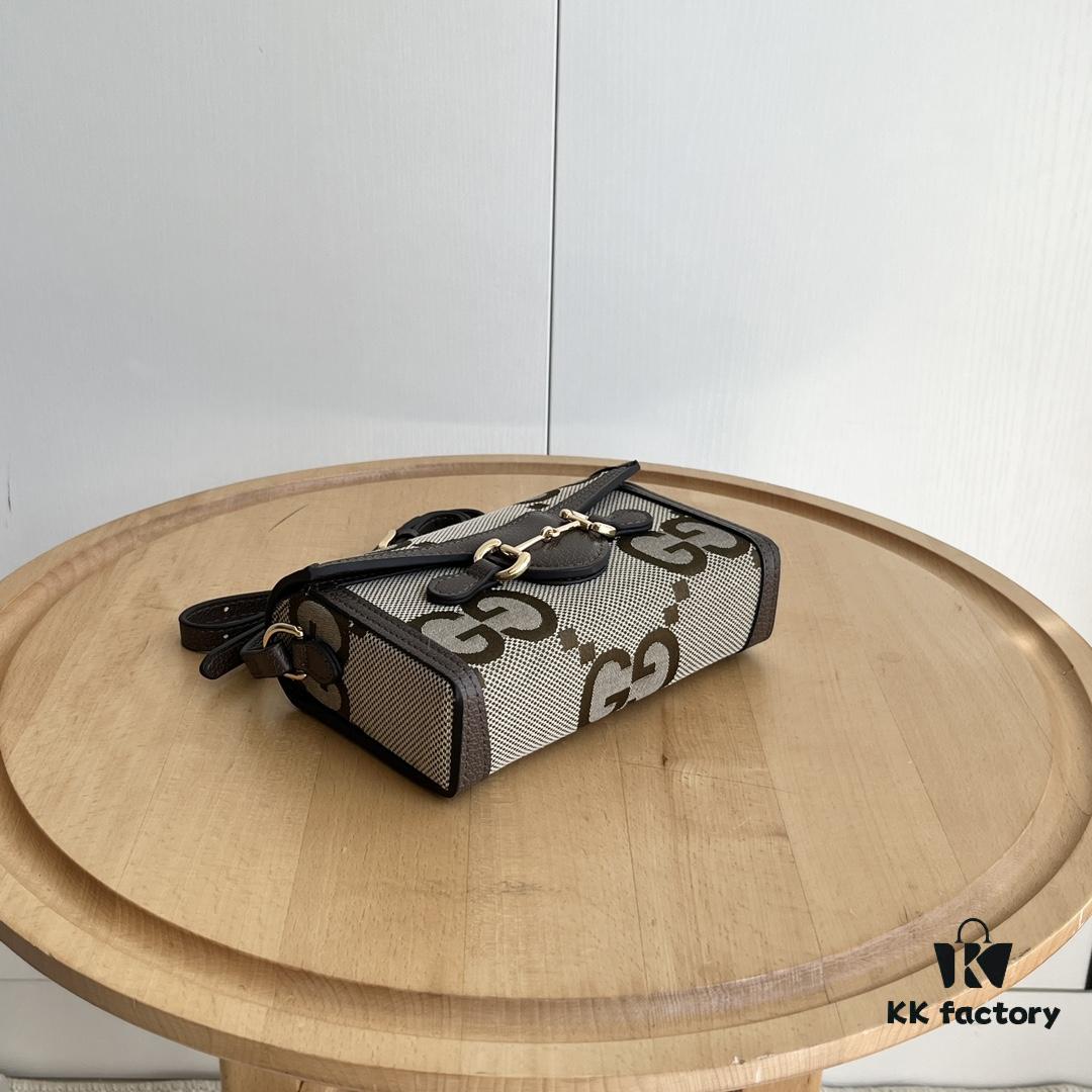 Gucci 1955 Horsebit Mini Crossbody Bag Model 699296 Real Photo