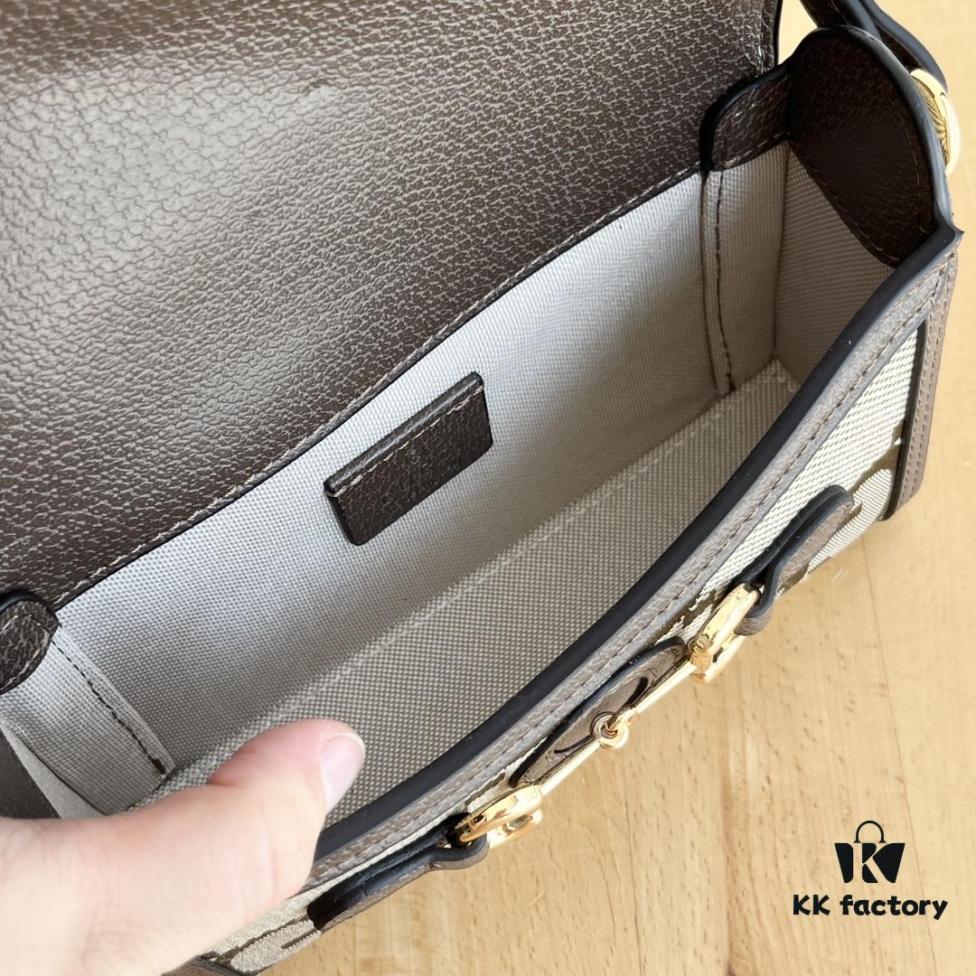 Gucci 1955 Horsebit Mini Crossbody Bag Model 699296 Real Photo