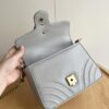 Upgraded Version Real Shot - Gucci Marmont Mini Messenger Bag, Model No. 583571 Gray