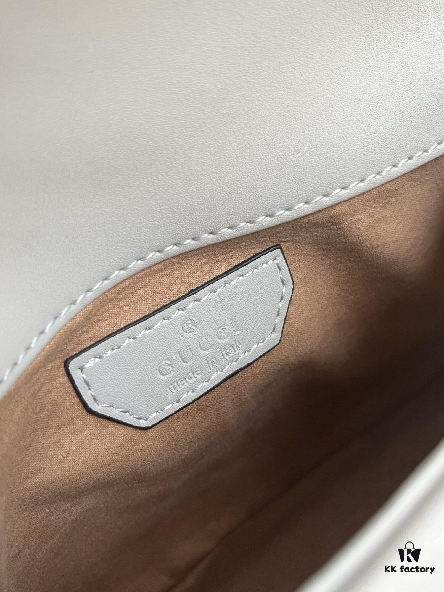 Upgraded Version Real Shot - Gucci Marmont Mini Messenger Bag, Model No. 583571 Gray