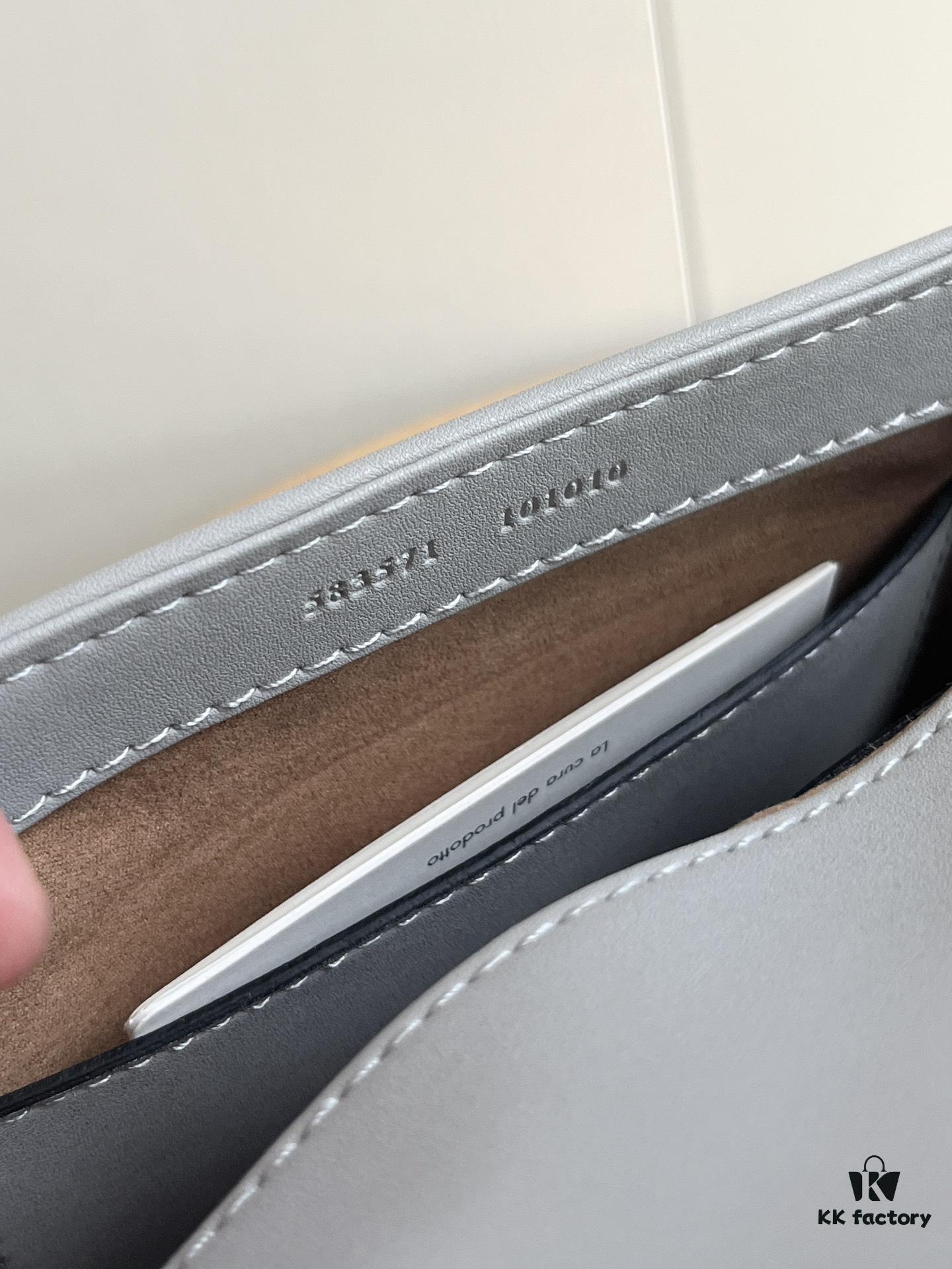 Upgraded Version Real Shot - Gucci Marmont Mini Messenger Bag, Model No. 583571 Gray