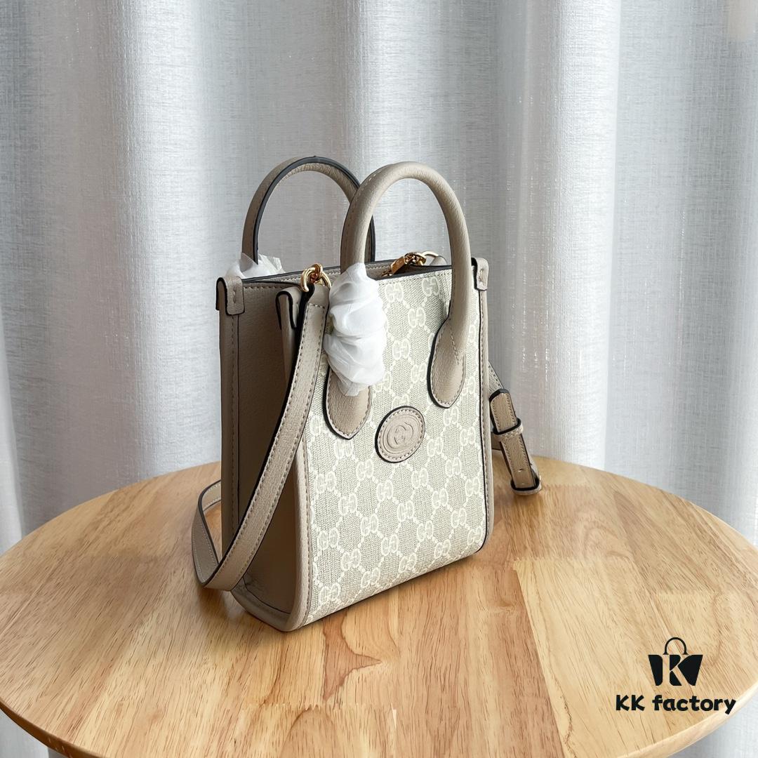 Gucci Retro Mini Tote Bag with Adjustable Strap