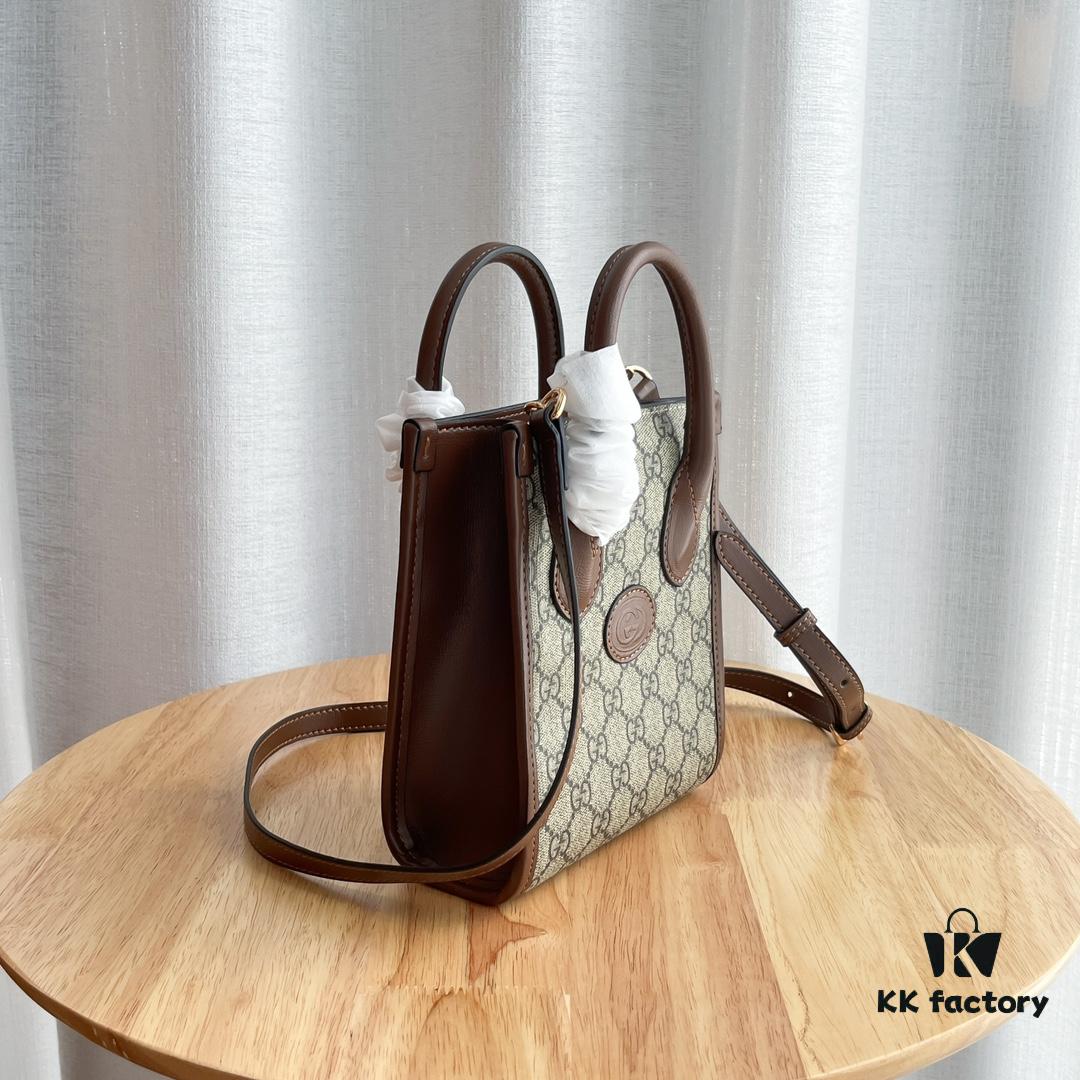 Gucci Retro Mini Tote Bag with Adjustable Strap