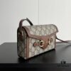Gucci 1955 Horsebit Mini Crossbody Bag - Model 699296 Caramel
