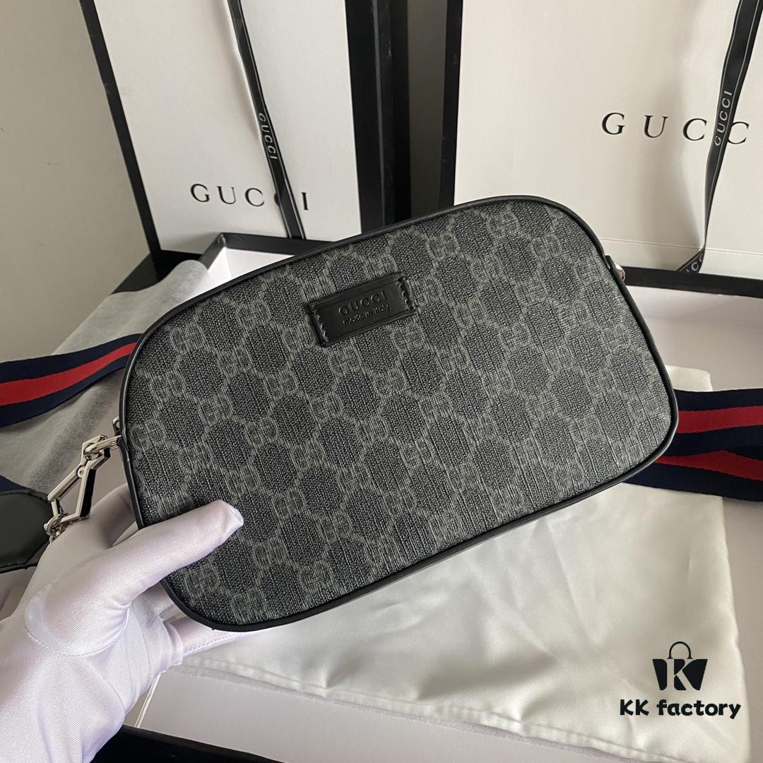 GUCCI GG Black Series Crossbody Camera Bag