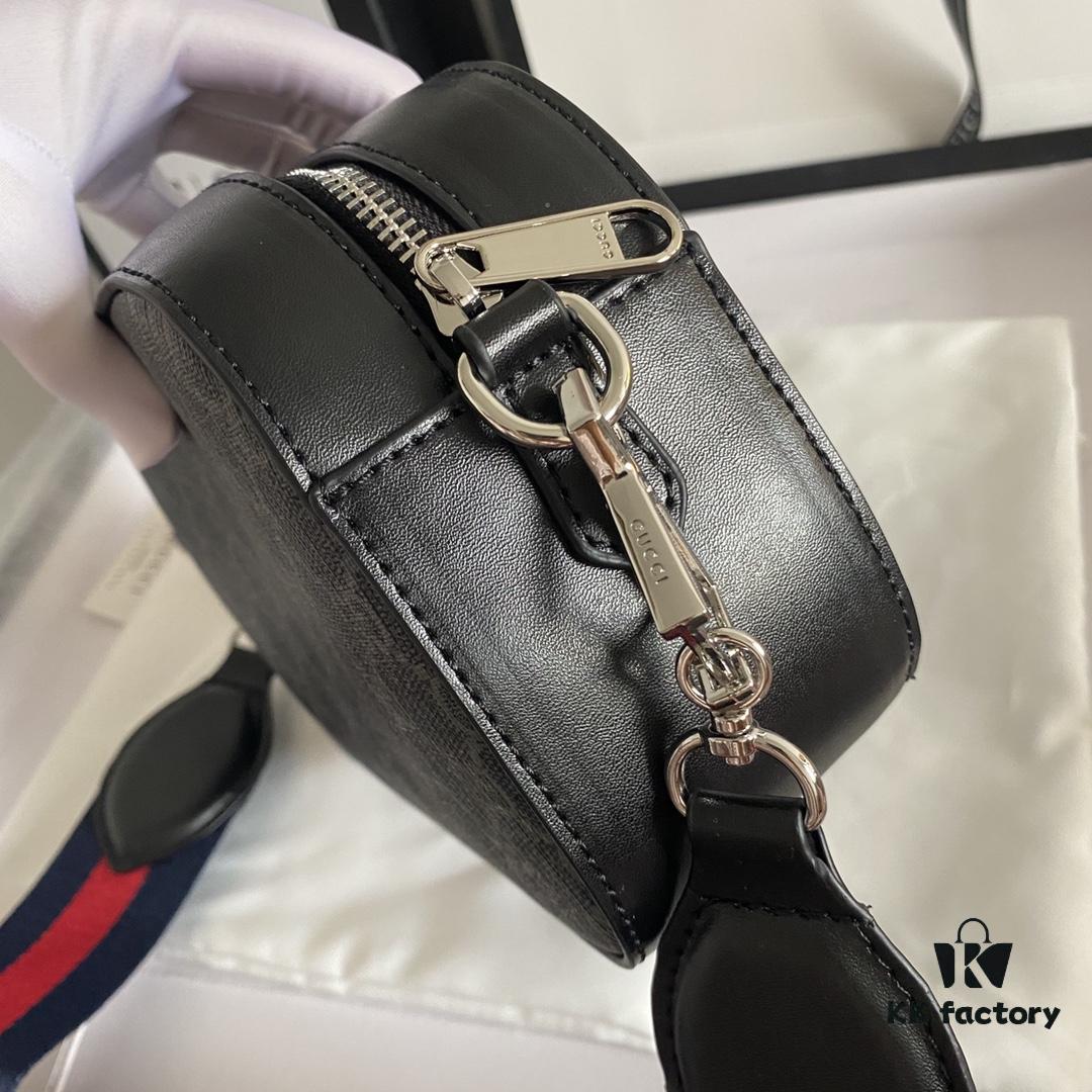 GUCCI GG Black Series Crossbody Camera Bag