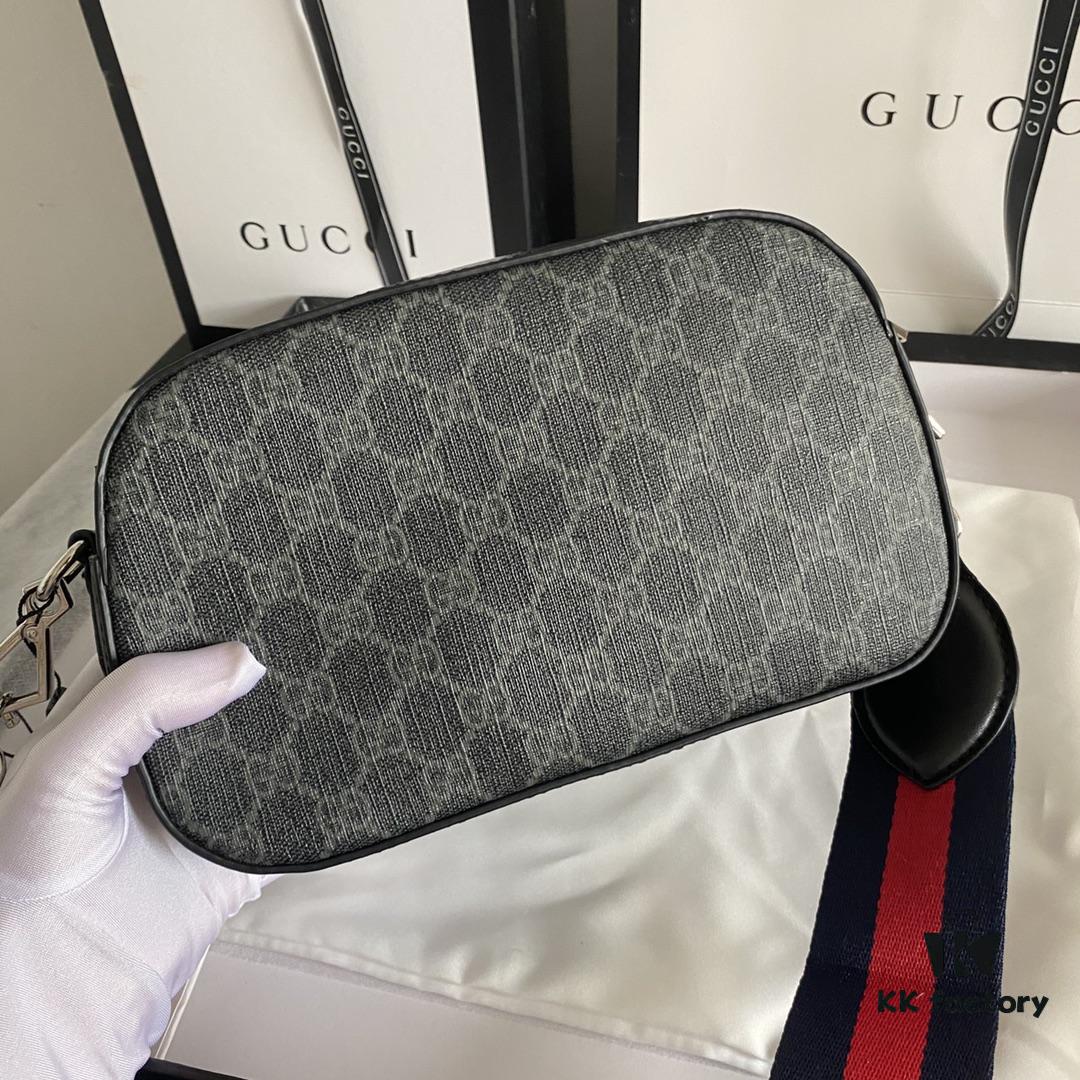 GUCCI GG Black Series Crossbody Camera Bag