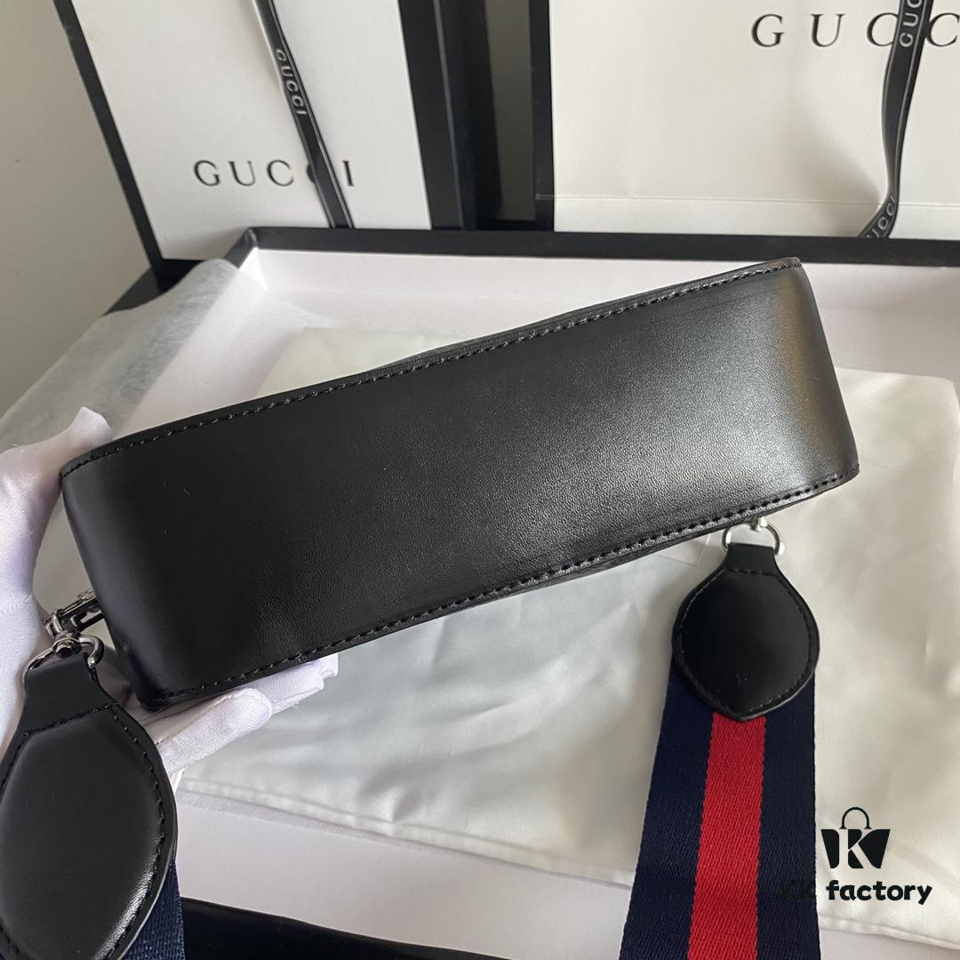 GUCCI GG Black Series Crossbody Camera Bag